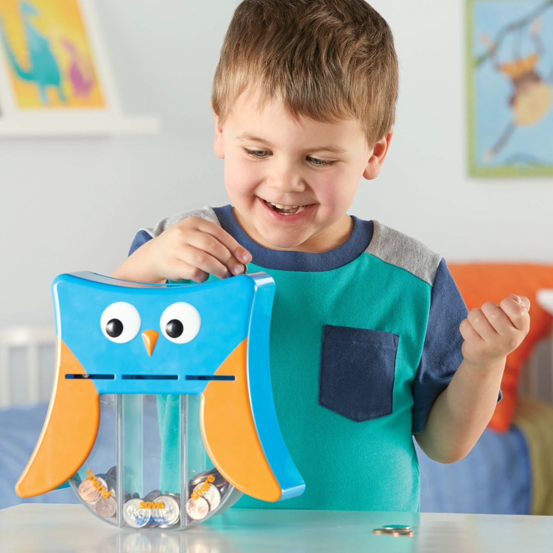 Learning Resources Wise Owl Teaching Bank- Age 3+, Money Management ...