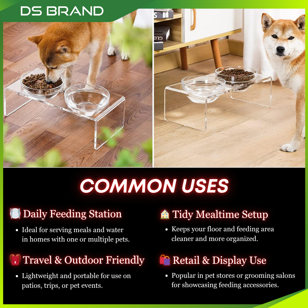 Stand Penaik Bekas Makanan Kucing dan Anjing / Cat and Dod Feeder Riser ...