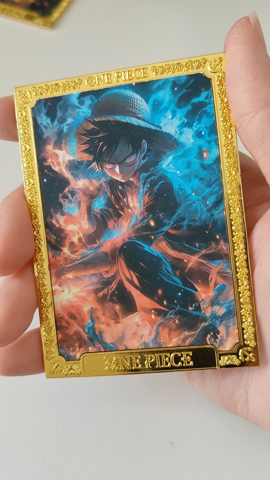 ⚡MEATL FRAME/DIAMOND CARD⚡ONE PIECE CCG SERIAL NUMBER CARD | FRAME ...