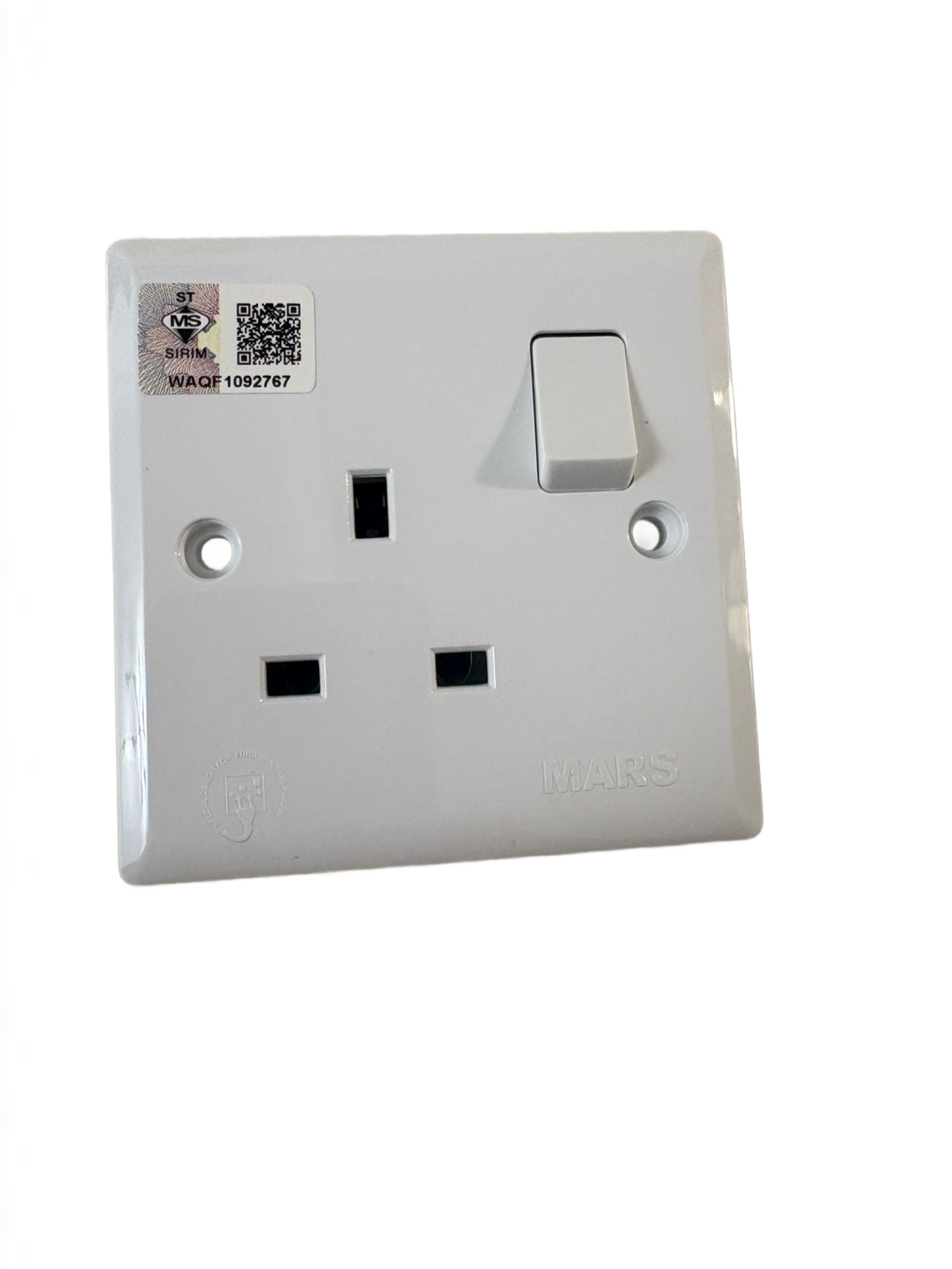 1 BOX 10 PCS SIRIM 13A SWITCH SOCKET 3 PIN 250V SWITCHED SOCKET OUTLET ...