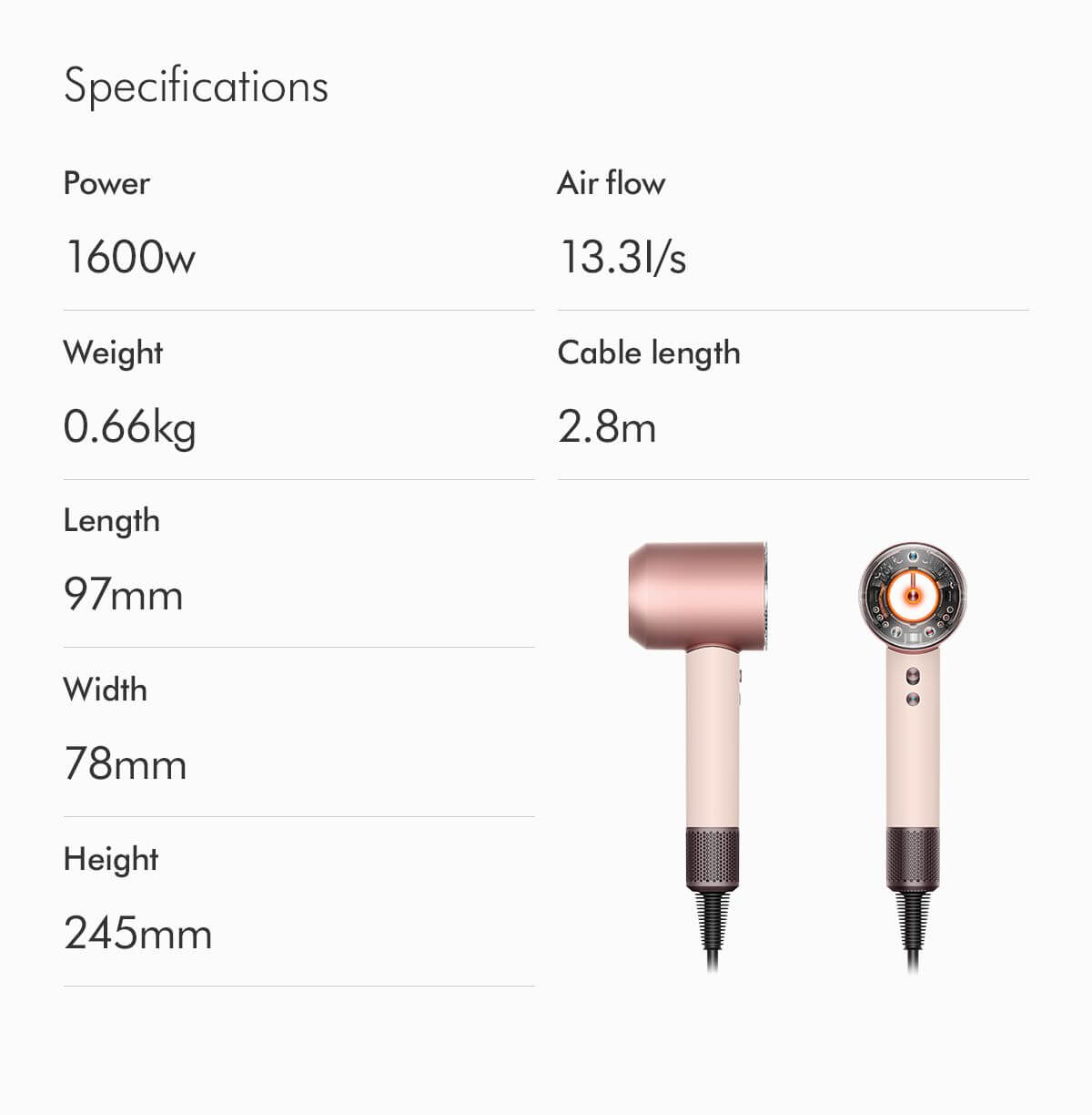 Dyson Hair Dryer HD16 SUPERSONIC NURAL CERAMIC PINK | Shopee Malaysia