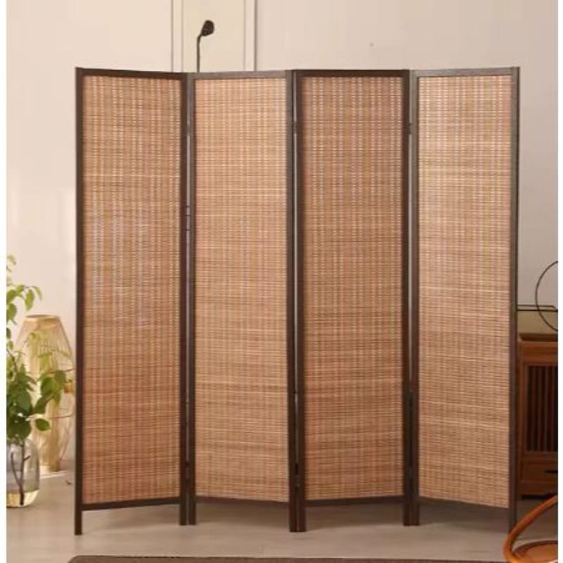 🔥FREE SHIPPING & FREE LEG🔥wooden bamboo partition, room divider, bidai ...