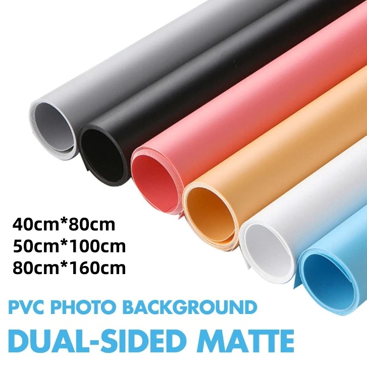 Photography Backdrop PVC Photo Background Matte Antiwrinkle Dual Sided ...