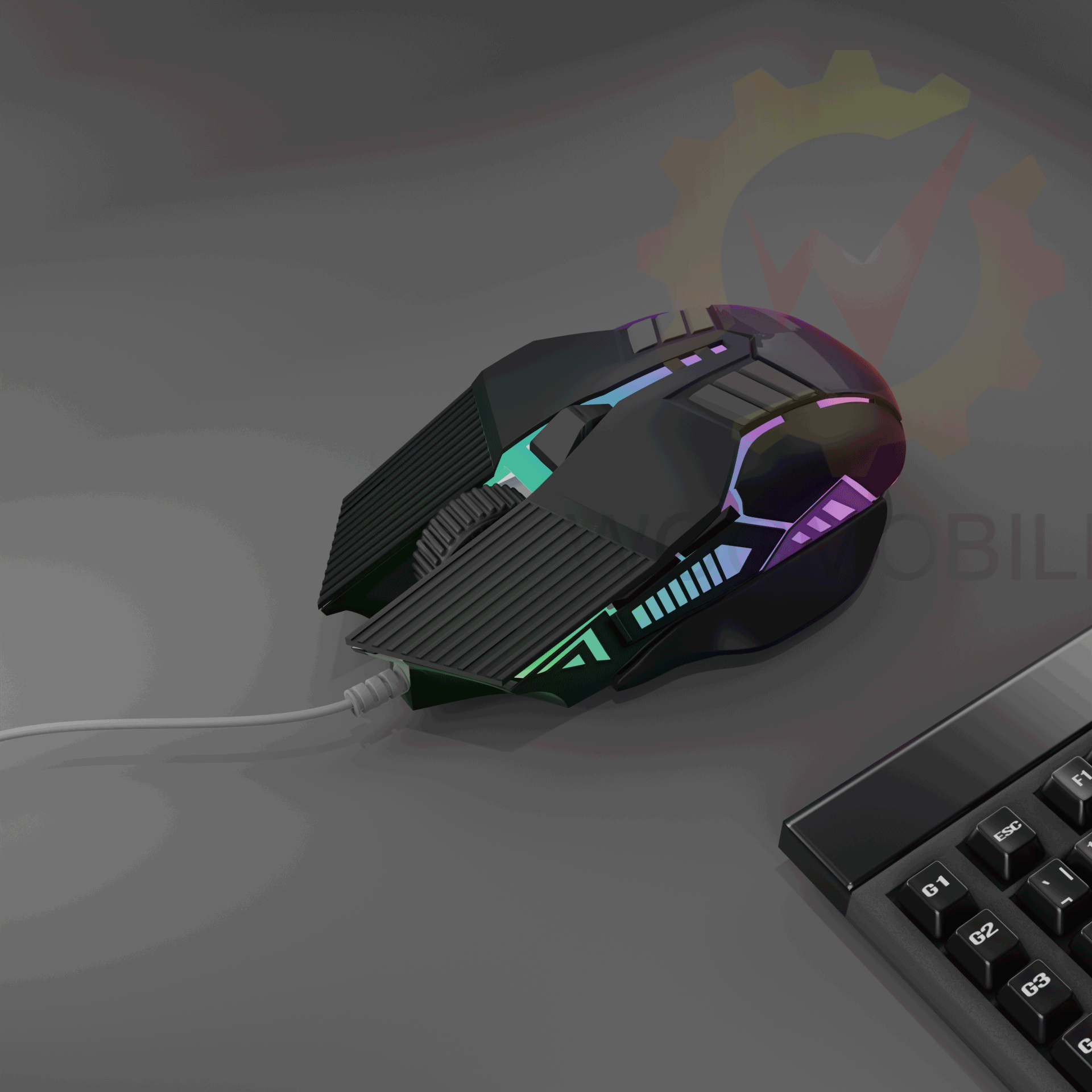 Gaming Mouse Adjustable Mouse Optical LED USB Wired Computer Mouse ...