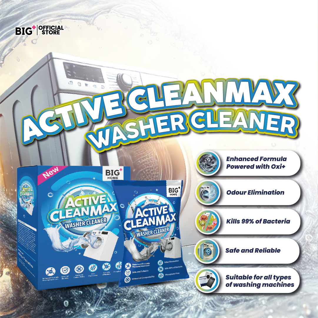 BIG+ Active Clean Washer Cleaner Laundry Washing Machine Cleaning