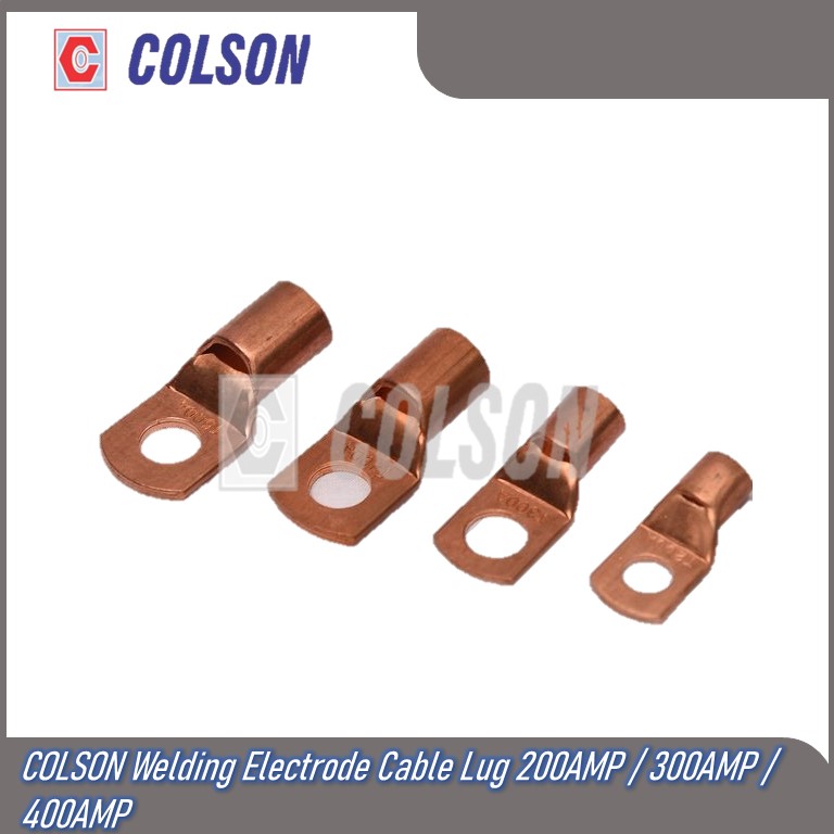 COLSON Welding Electrode Cable Lug 200AMP / 300AMP / 400AMP | Shopee ...