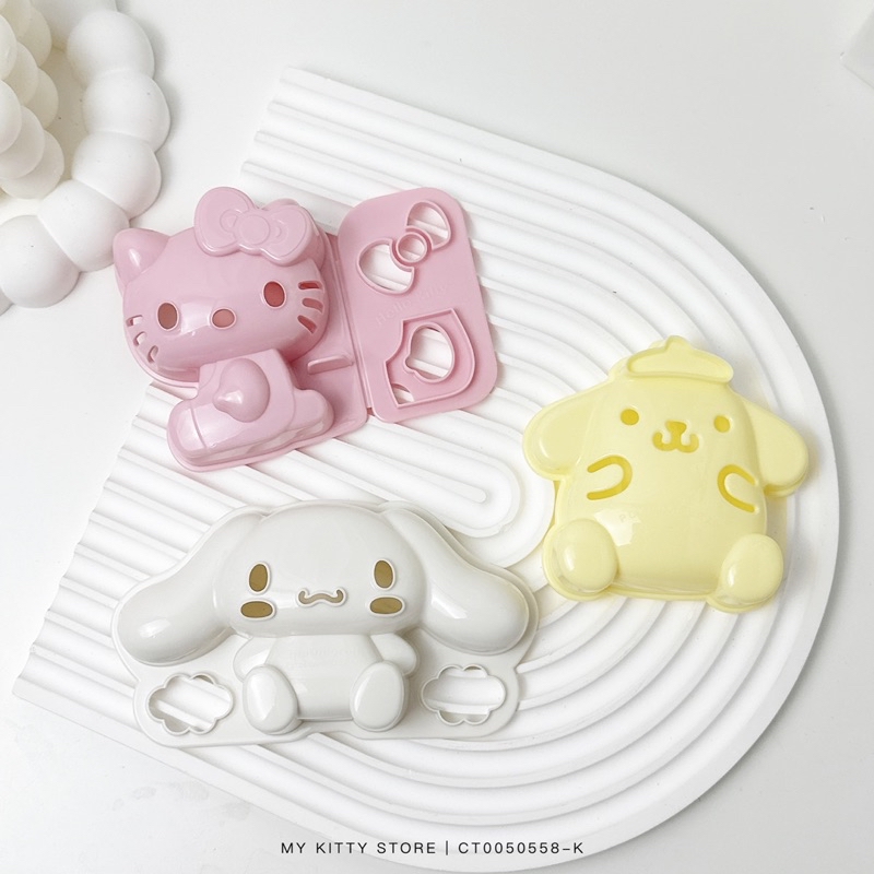 Sanrio Japan Hello Kitty Cinnamoroll Rice Mold Pompompurin Omelet Rice ...