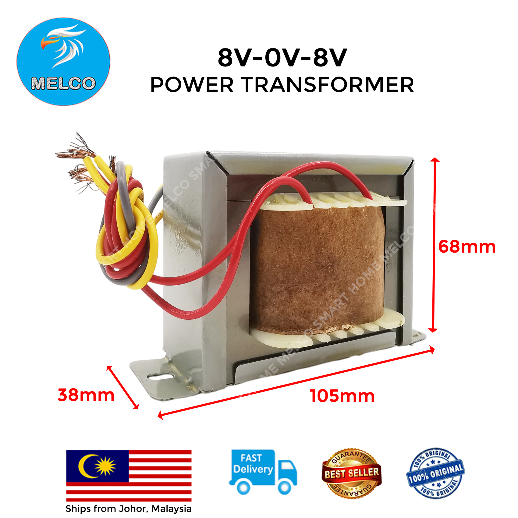 13V-0-13V ( 230V ) ( 3A ) & 8-0-8 VAC TRANSFORMER AUTOGATE FOR DC ...