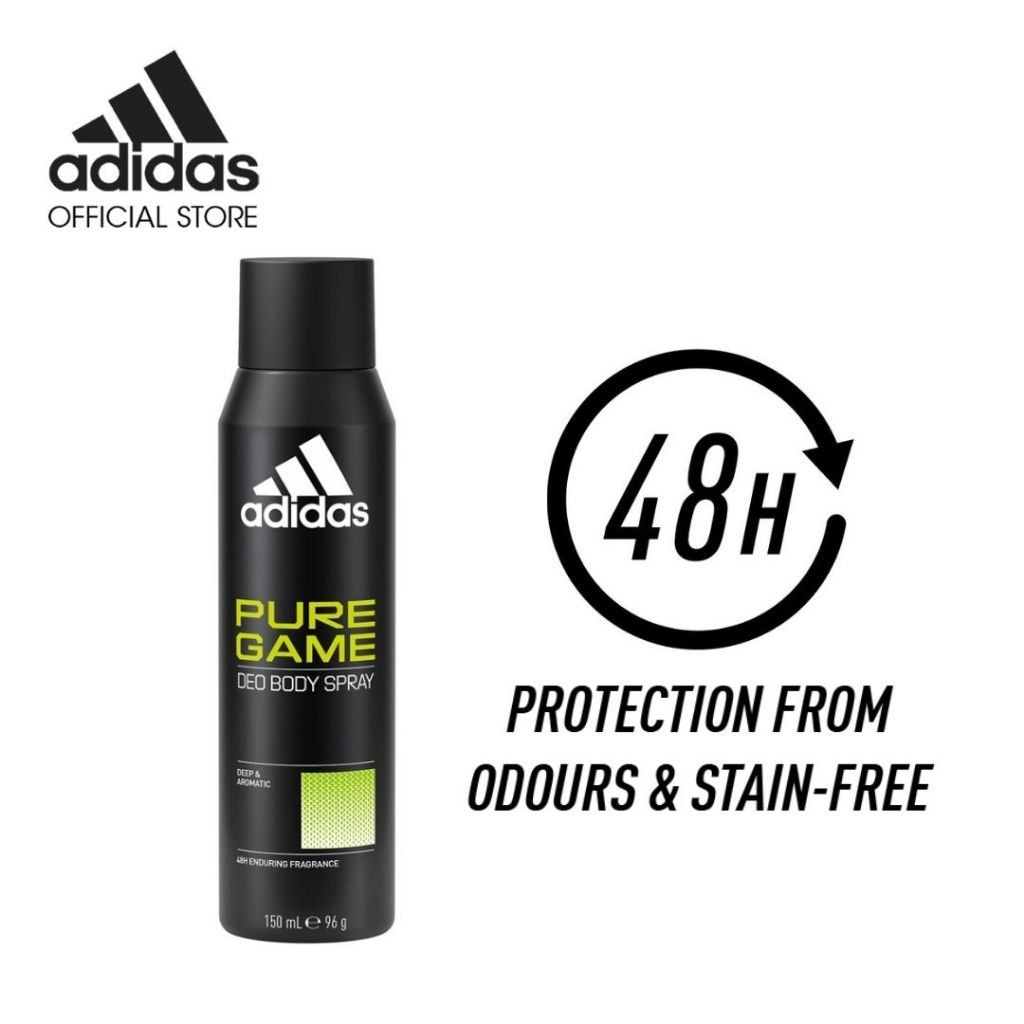 Adidas Pure Game Set (Adidas EDT Pure Game 100ml, Deodorant Spray