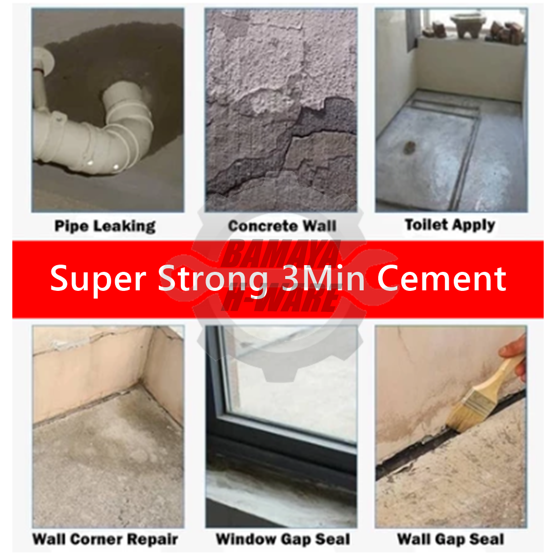 BMY Waterproof 3Min Quick Dry Cement. Simen Kalis Air Waterproofing ...