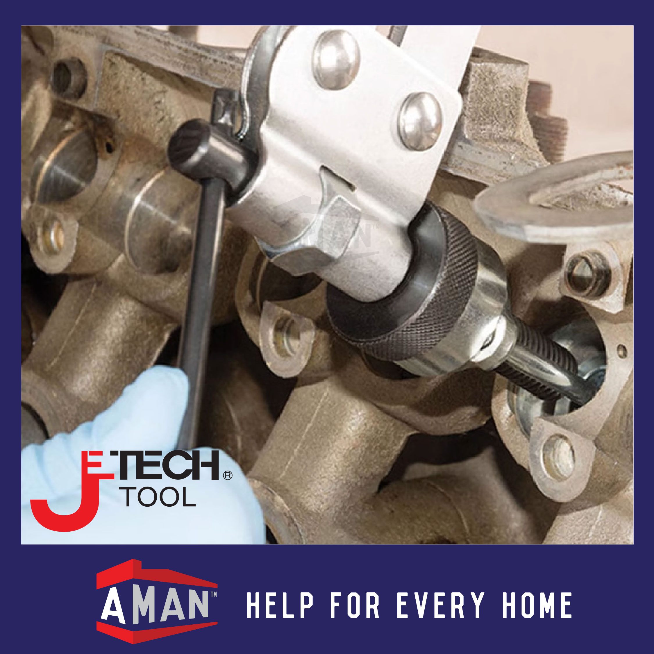 JETECH Two Handle Two Way Valve Spring Compressor Universal Valve ...