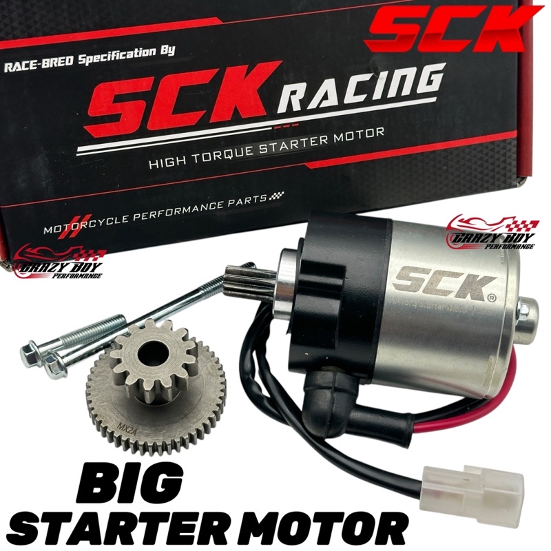 SCK RACING BIG STARTER MOTOR Y15ZR V1/V2 LC135 4S LC135 5S RS150 RSX ...