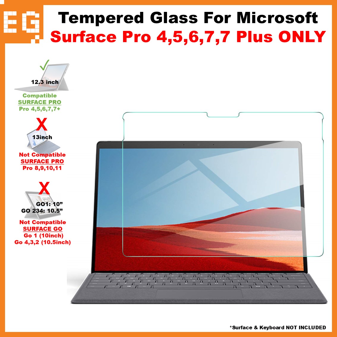 xisiciao Custodia protettiva per Microsoft Surface Pro 9 con TPU Soft