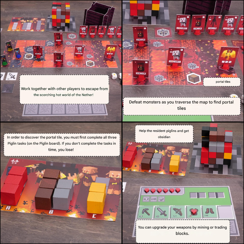 Original Ravensburger Minecraft: Builders & Biome Board Game Strategy ...