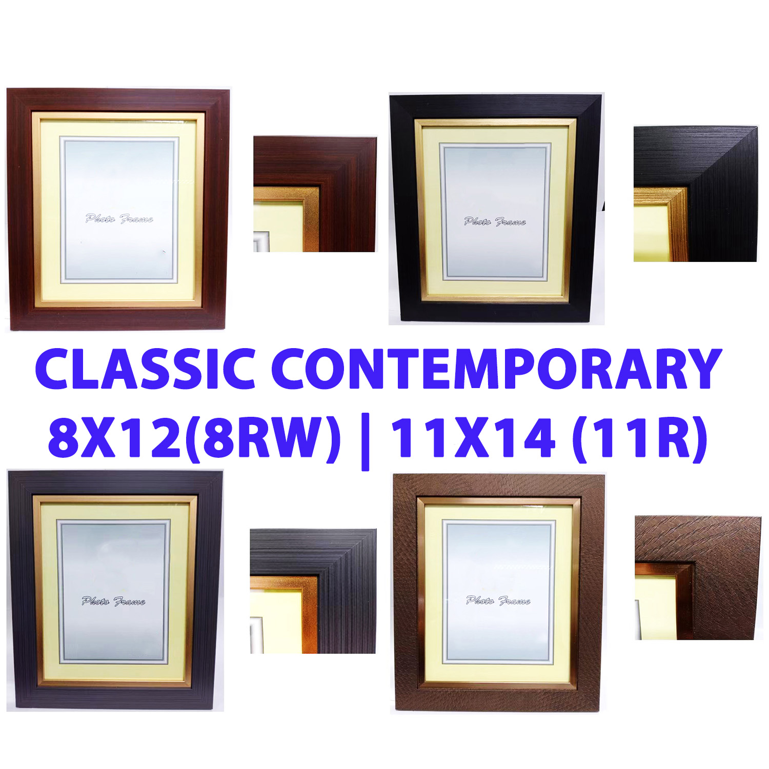 ELITE Classic Contemporary Frame | 8x12 (8RW) | 11x14 (11R) | Shopee ...