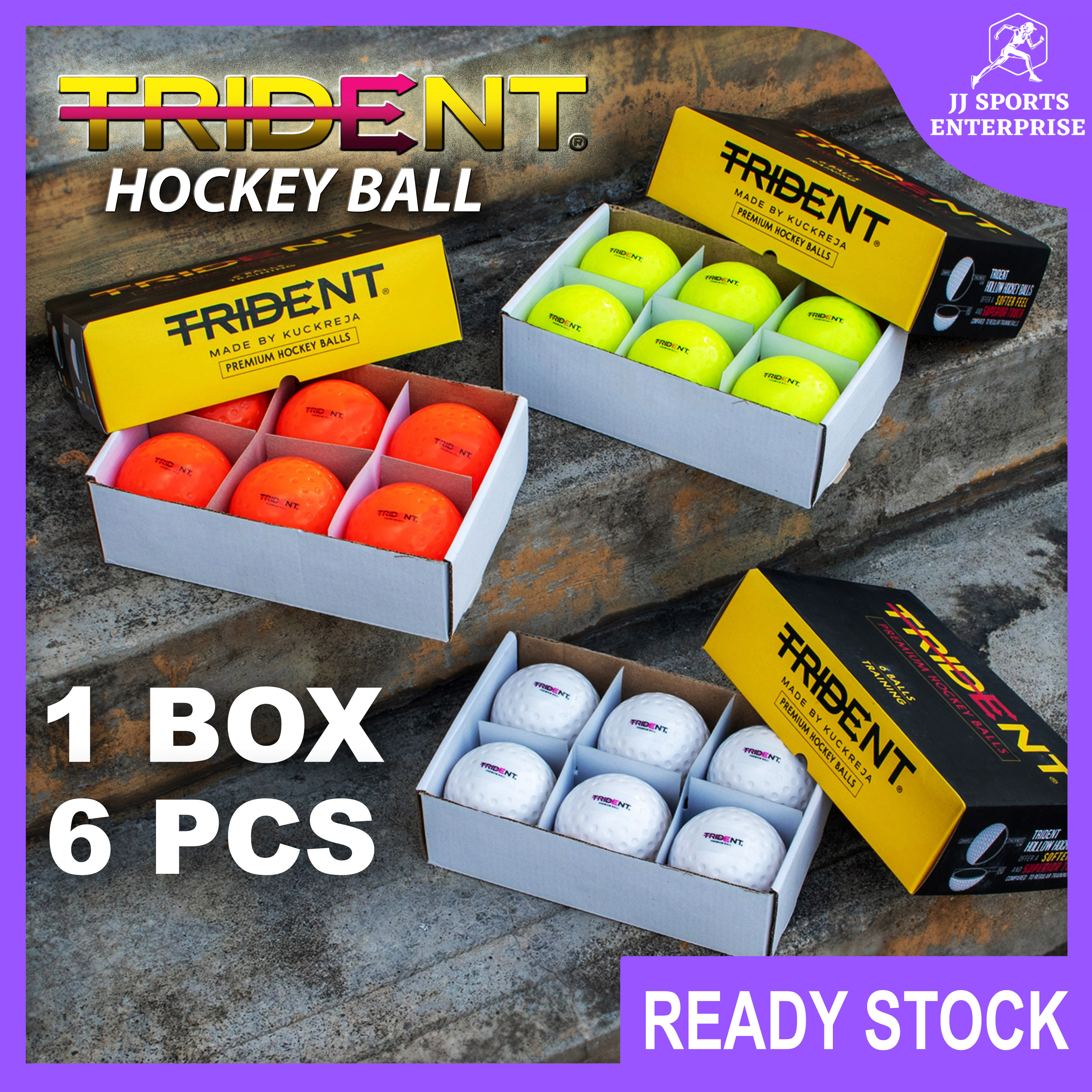 Trident Premium Dimple Hockey Ball Bola Hoki Hoki Bola Dimple Bola Hoki ...