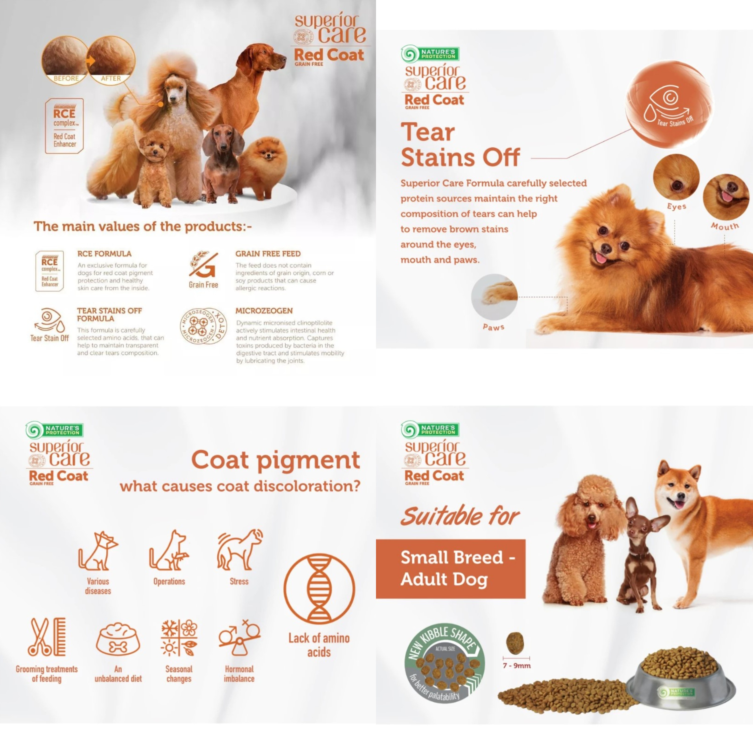 Image showcasing NATURE'S PROTECTION Superior Care Red Coat Grain Free Dog Food 1.5KG ...
