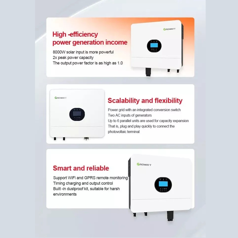 GROWATT SPF 6000 ES Plus Off Grid Inverter | Shopee Malaysia