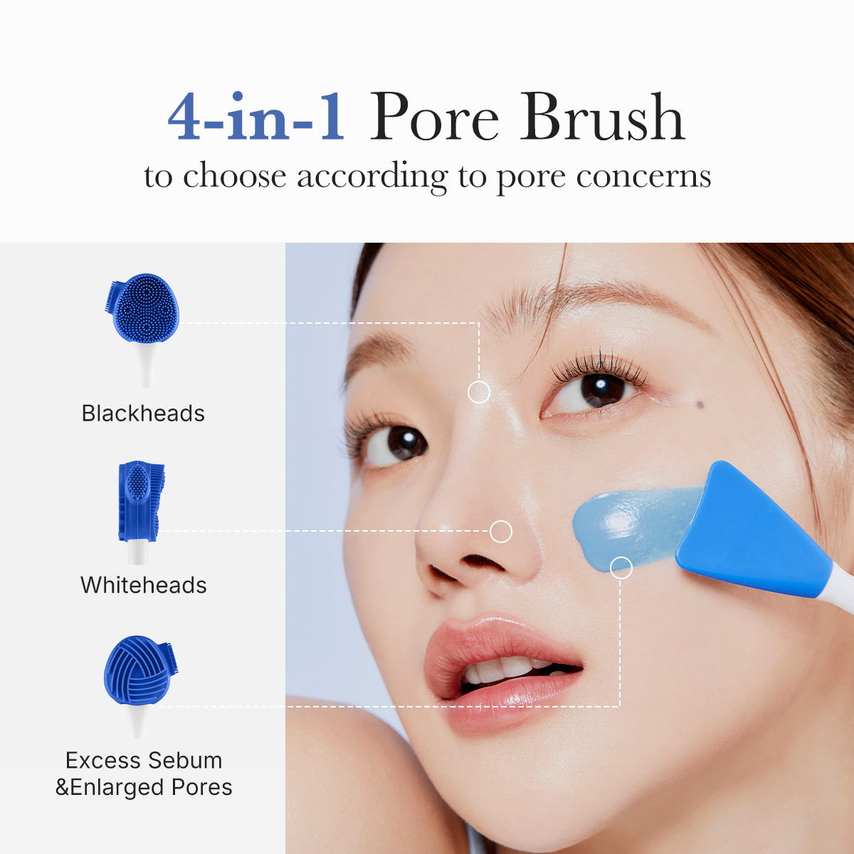 [medicube official] Multi Blackhead Pore Brush | 4 in 1 | Deep Pore ...