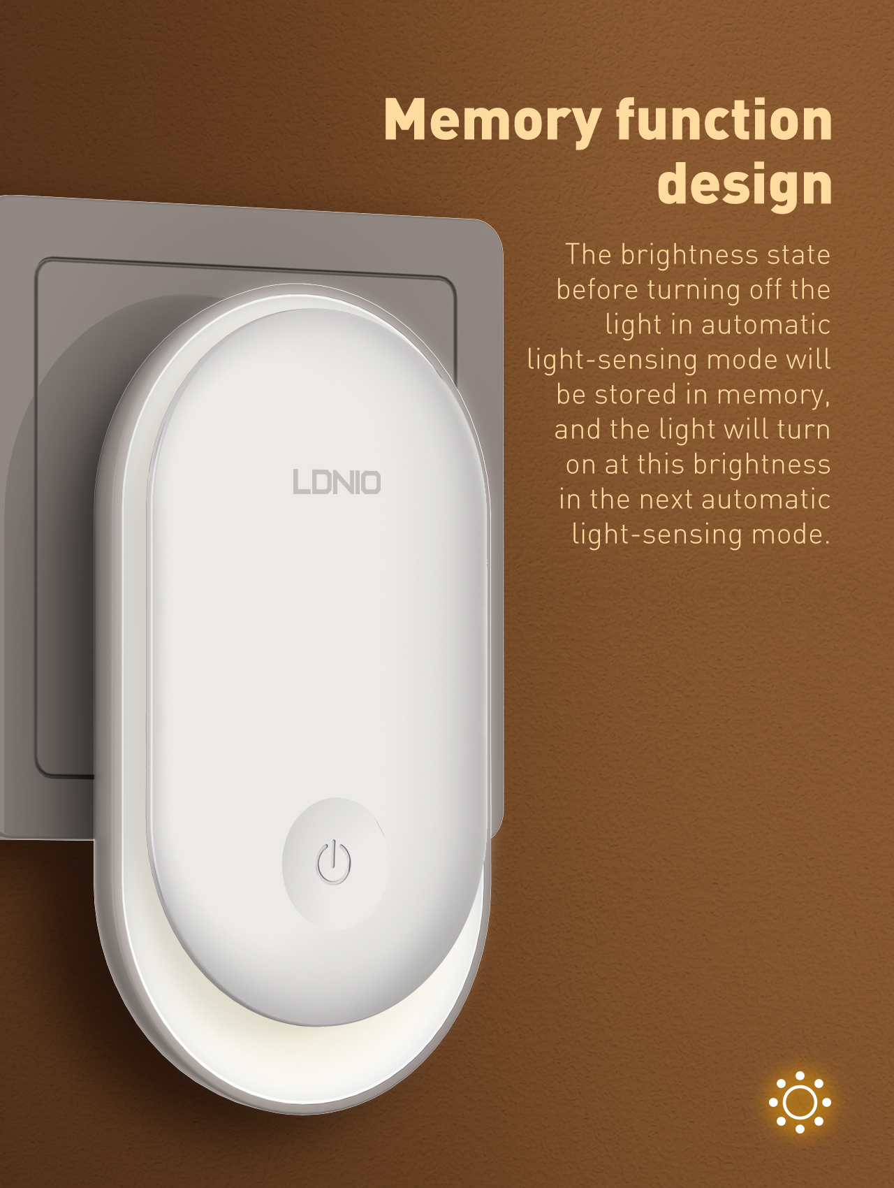 LDNIO Y1/Y2 LED Night Light Bedside Lamp Lampu Tidur Sensor Light Lampu ...