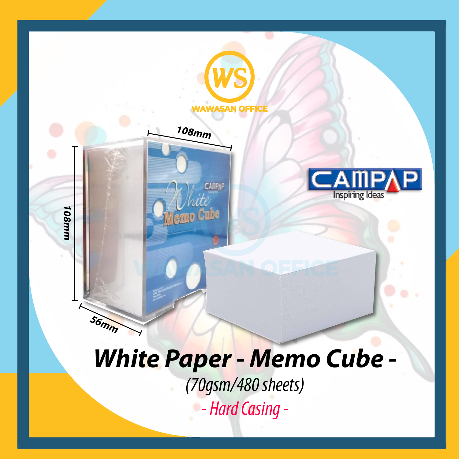 Memo Cube / Refill Memo Cube / Memo Paper / Memo Pad Refill / Memo Note ...