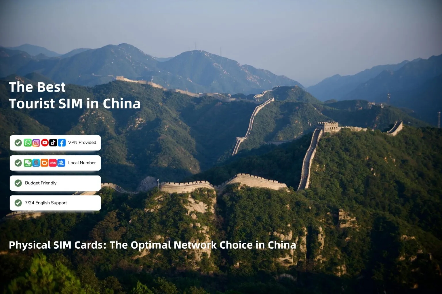 China SIM Card With VPN Valid Local Phone Number Traveling SIM Up to 30 ...