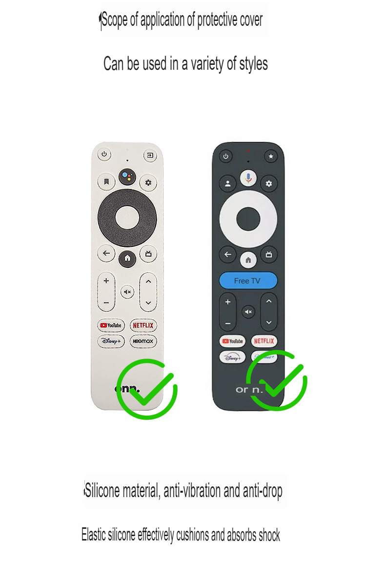 Sarung Remote untuk Onn 4K Pro Mecool KM2 KM7 Plus Kickpi KP1 Dcolor ...