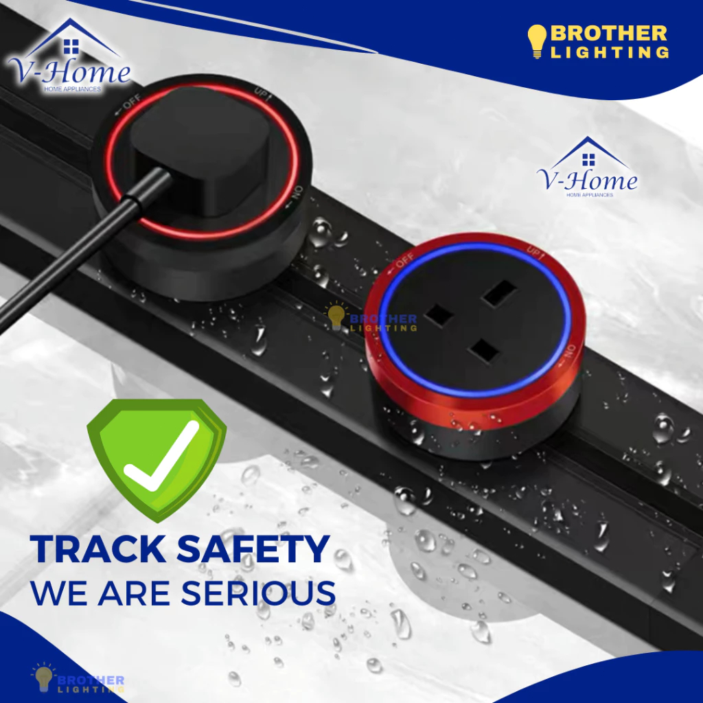 ⭐SIRIM APPROVED⭐Retouch Power Track (CONCEALED Type) Socket Switch 32A ...