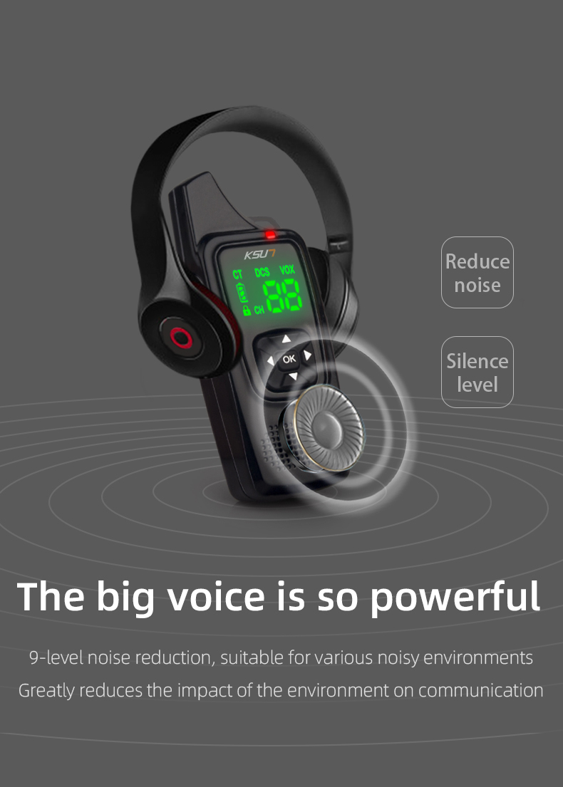 KSUN V6 MINI Walkie Talkie VOX 3KM Range Radio amateur for Camping ...