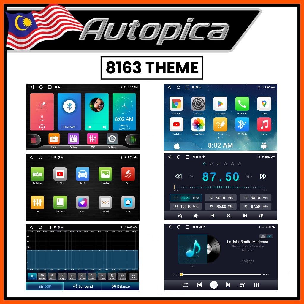 Toyota Innova '04-10 8163 / RK100 / P15 Allwinner Quad Core 9