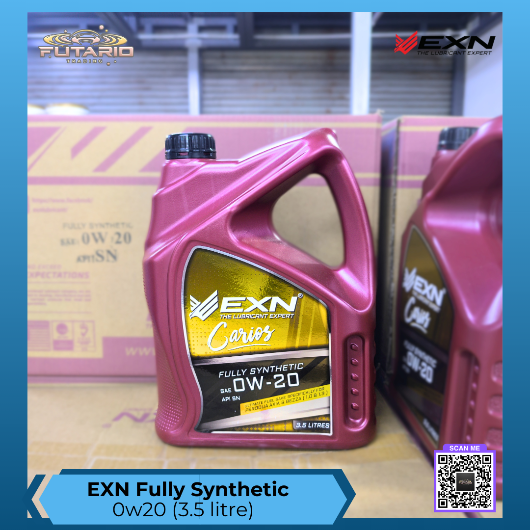 EXN LUBE Engine Oil - 0w20 (3.5 Litre) - Fully Synthetic Engine Oil ...