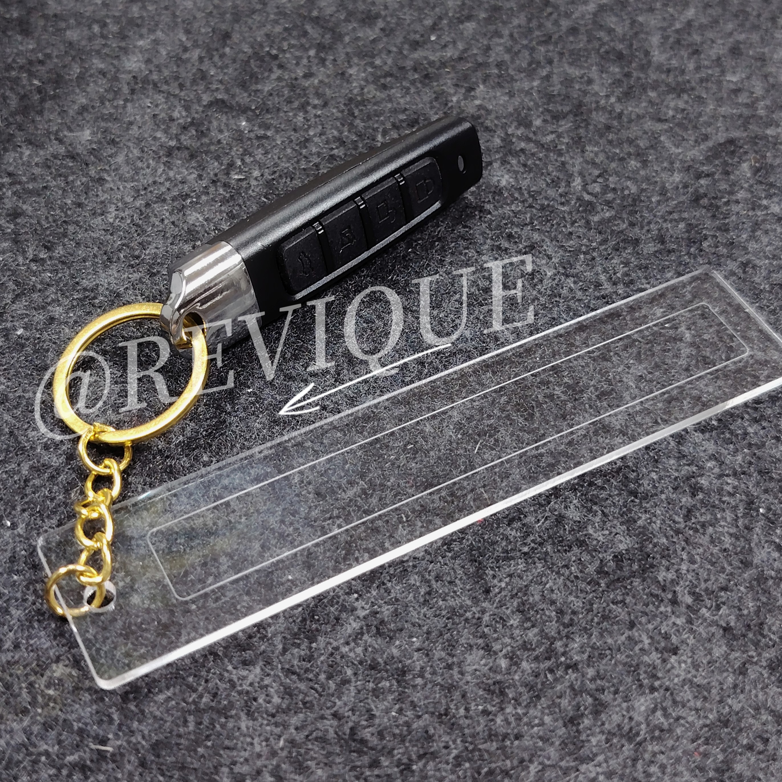 RFID Keychain Gold Ring Holder Gantungan Kunci RFID Emas (Touch n Go ...