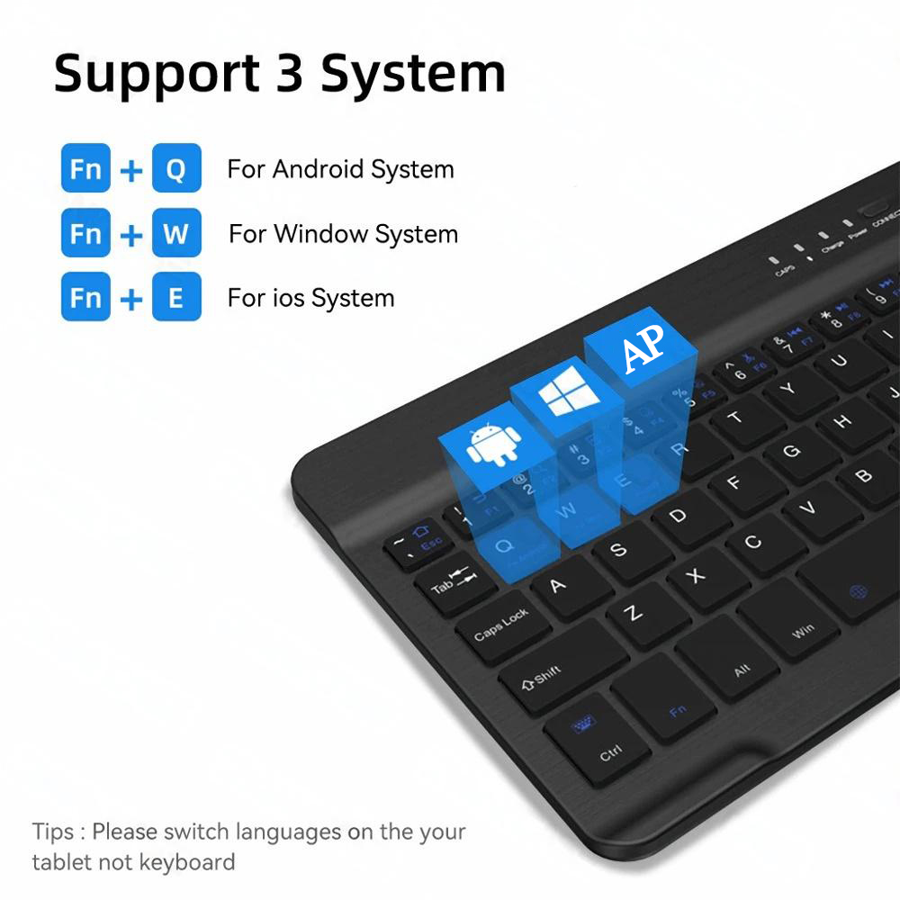 10 Inch Mini Universal Wireless Bluetooth Keyboard Wireless Mouse Set ...