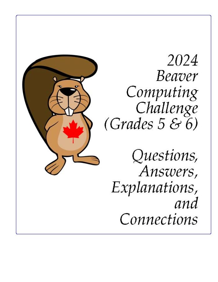 40 BEAVER COMPUTING CHALLENGE Past Papers + Answers | Primary Grade 5/6 ...