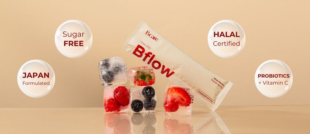 Bflow Duo Bundle (Probiotic Fibre Jelly Halal, KKM Approved) | Shopee ...