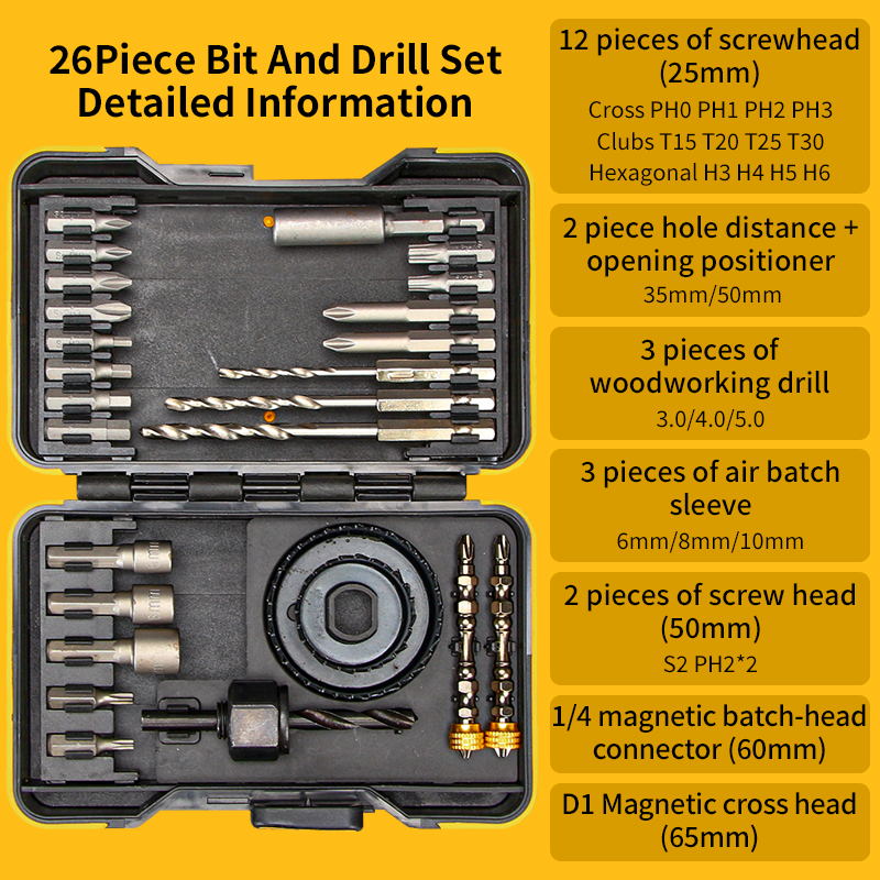 KEELAT KCD012 Brushless Smart Cordless Drill Set 80Nm Torque Drill ...