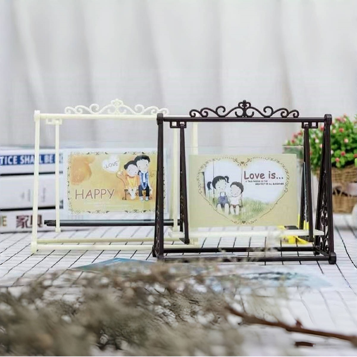 Creative Love Swing Photo Frame 3R Bingkai Foto Unik Comel Cute Decor ...