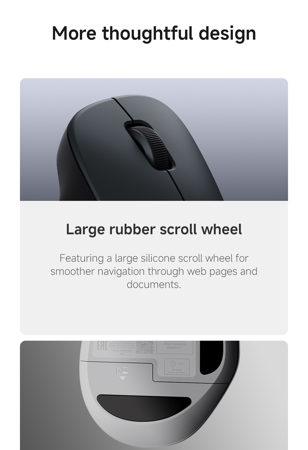 Xiaomi Wireless Mouse Comfort Edition | 2.4 GHz Wireless Connection ...