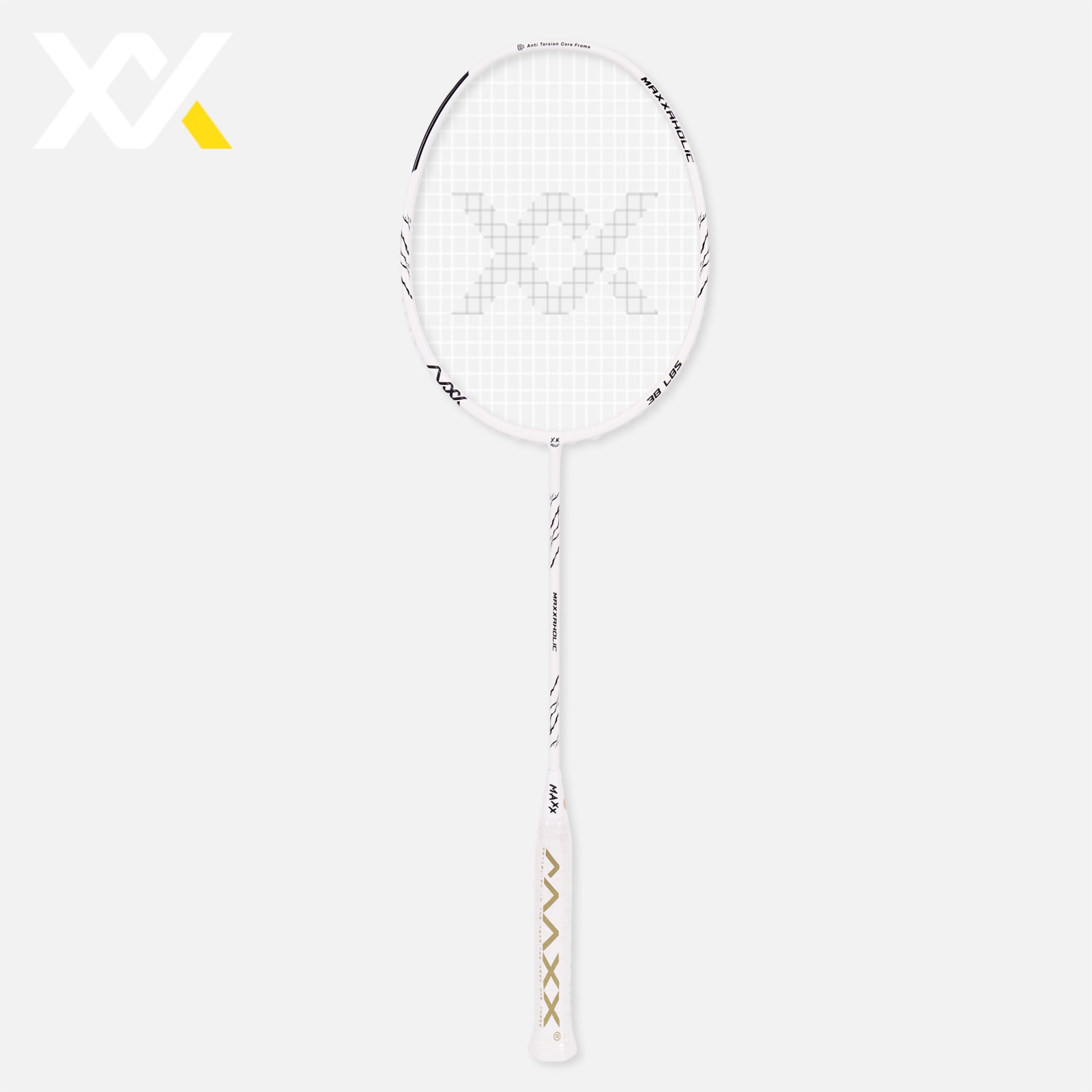 MAXX MAXXAHOLIC II Badminton Racket High Tension to 38lbs (FREE STRING ...