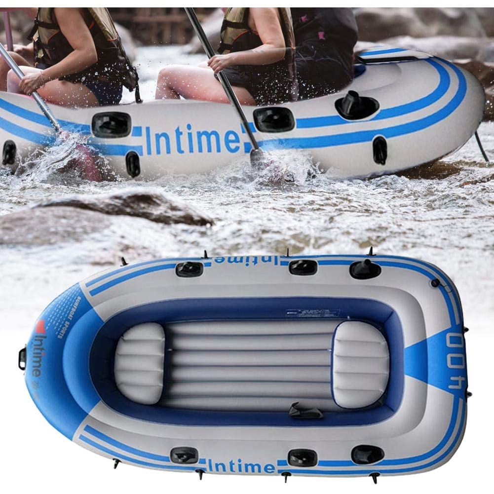 【Seeking Mall】Inflatable Boat Heavy Duty Kayak 4 person Fishing Boat ...