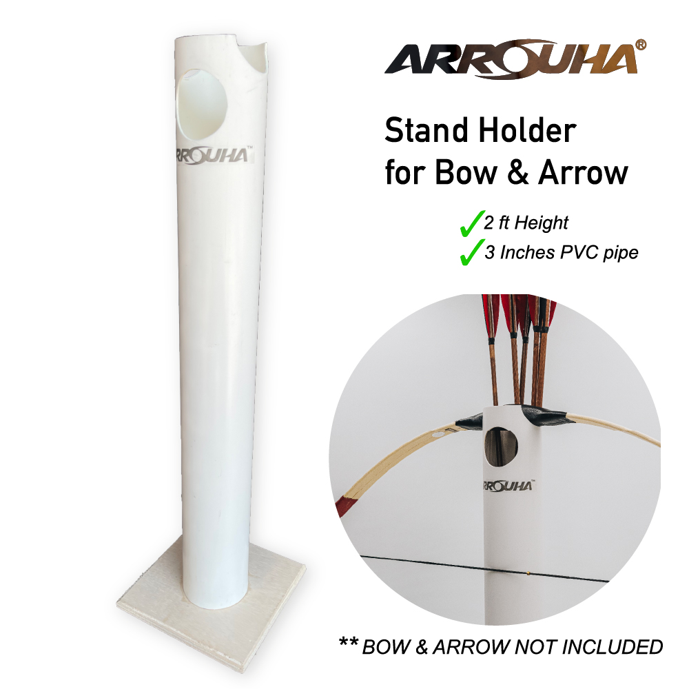Bow And Arrow Stand Holder 2ft Height Up to 2 Dozens Arrow by Arrouha ...