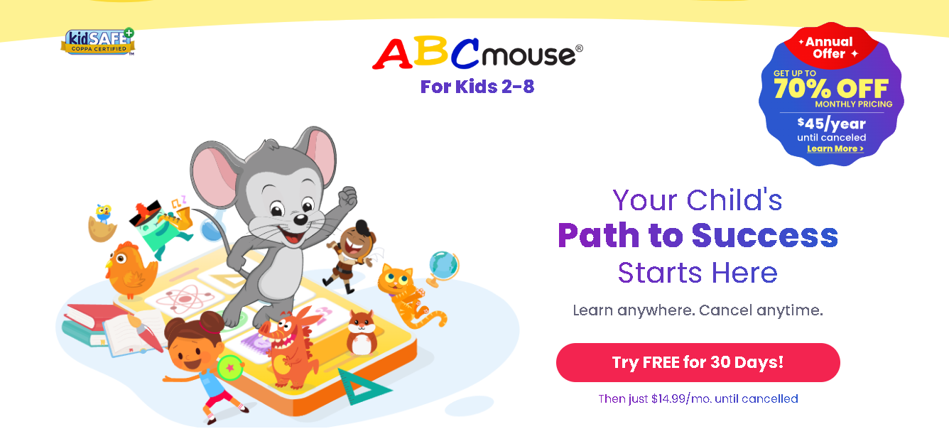 ABCmouse Award-Winning Early Learning App with 10,000+ Activities, Step ...