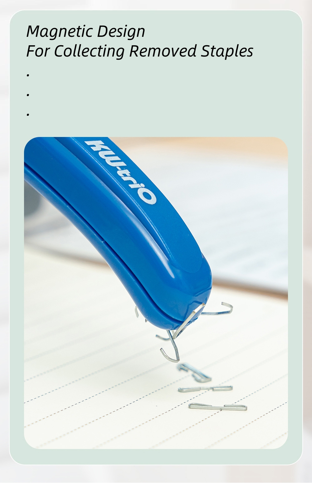 Creative Colourful Portable Pen Shape Less Effort Staples Remover ...