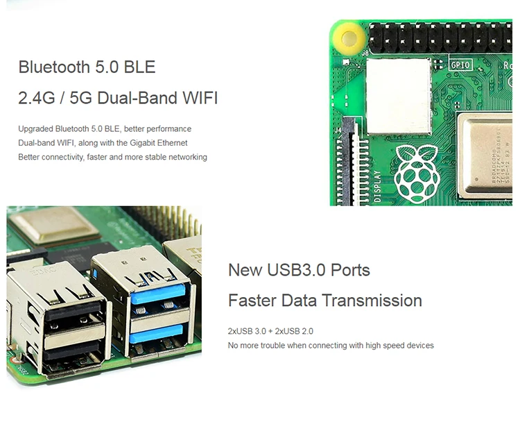 Raspberry Pi 4 Kit / Set (Complete Set) 4GB RAM + Case + Fan + Heat ...