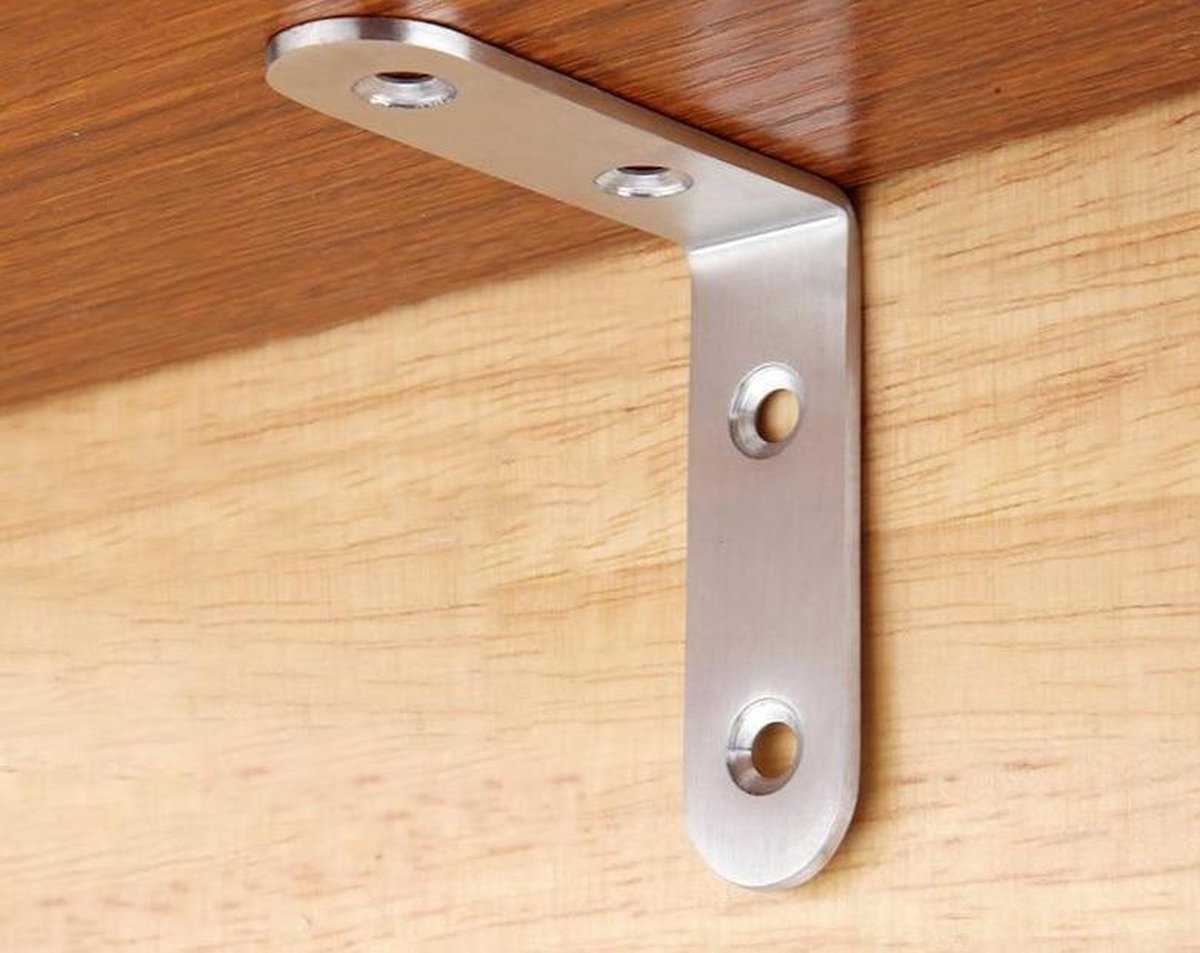 Sesiku L Rak Kurungan Stainless Steel L Bracket Angle Bracket L Angle ...