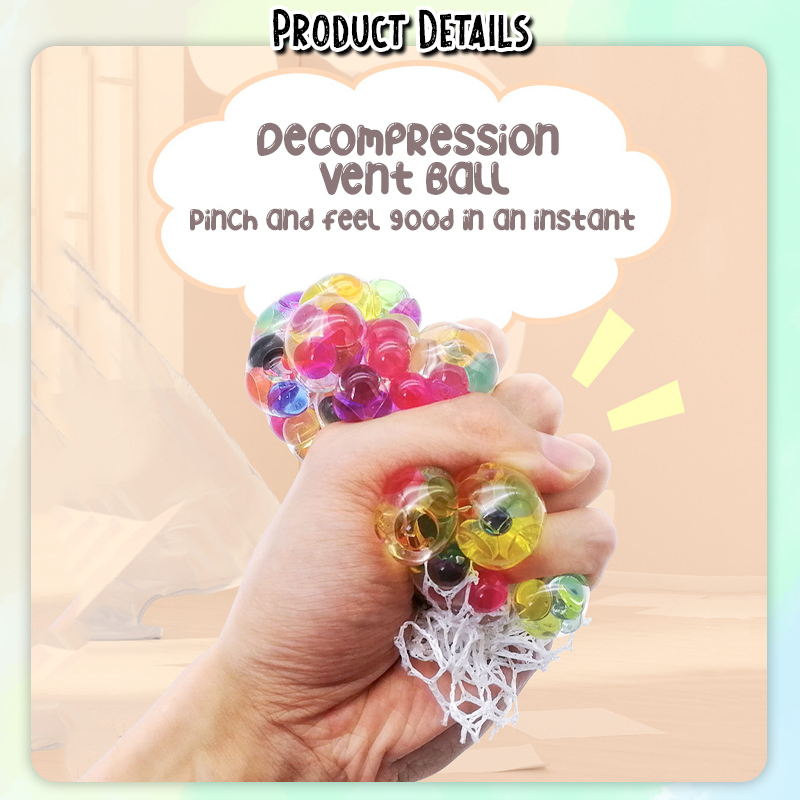 [Choo Choo Toy] Squishy Net Fruity Ball Squeeze Relax Stress Toy Vent ...