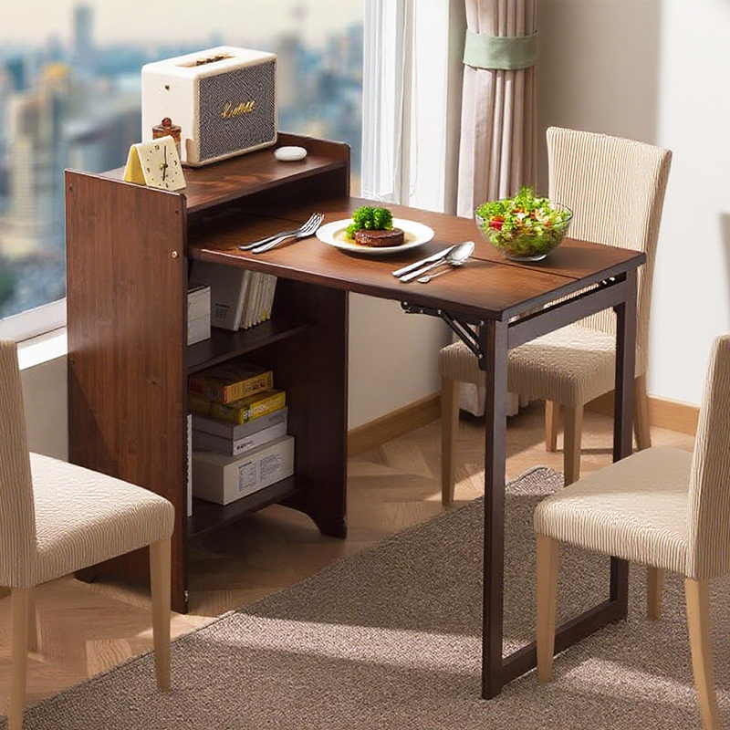 𝓝𝓪𝓷𝓑𝓪𝓶𝓫𝓾 Bamboo Dining Table Folding Table 4 People Kitchen Table Bar ...