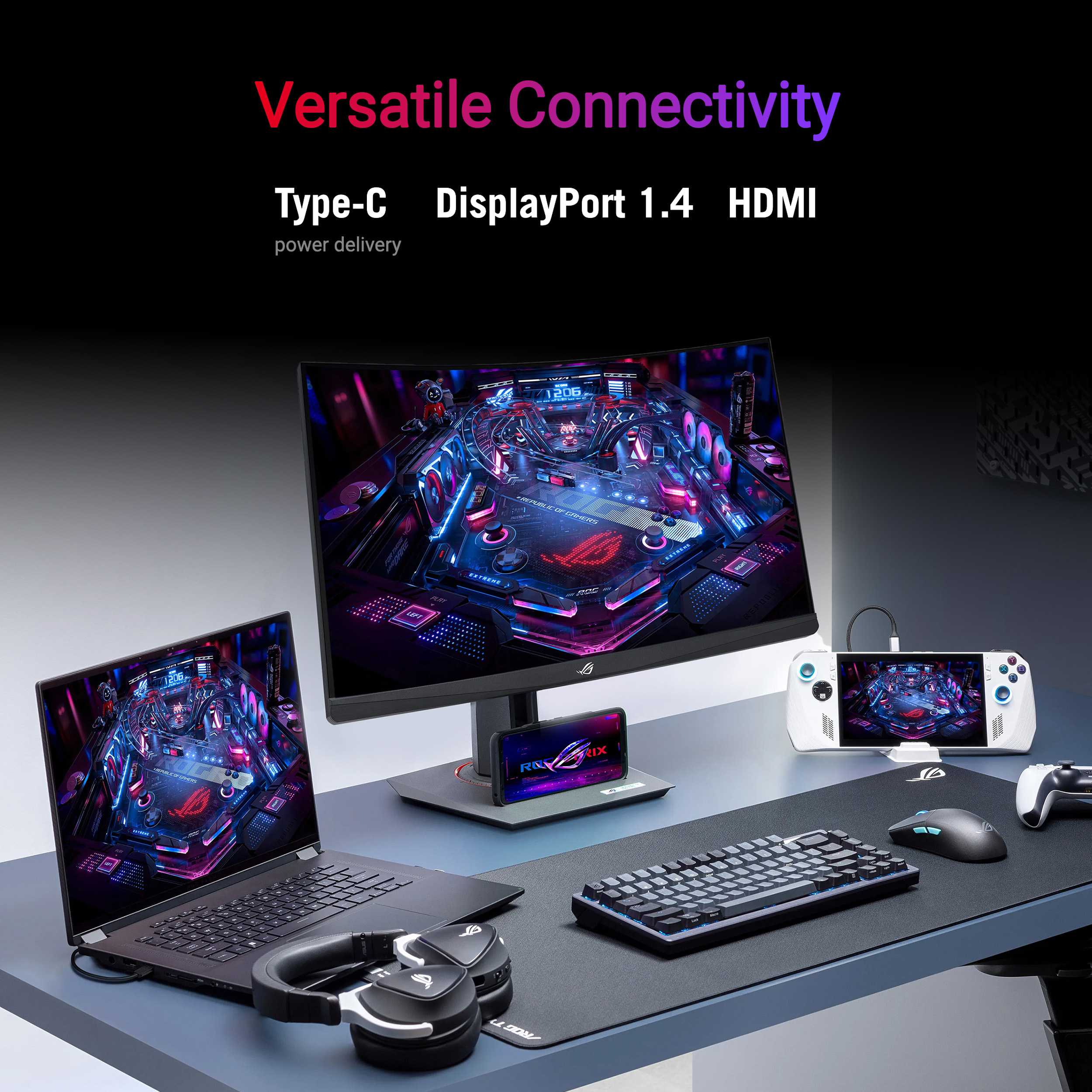 ASUS ROG Strix XG32WCS USB TypeC Gaming Monitor 32inch (31.5