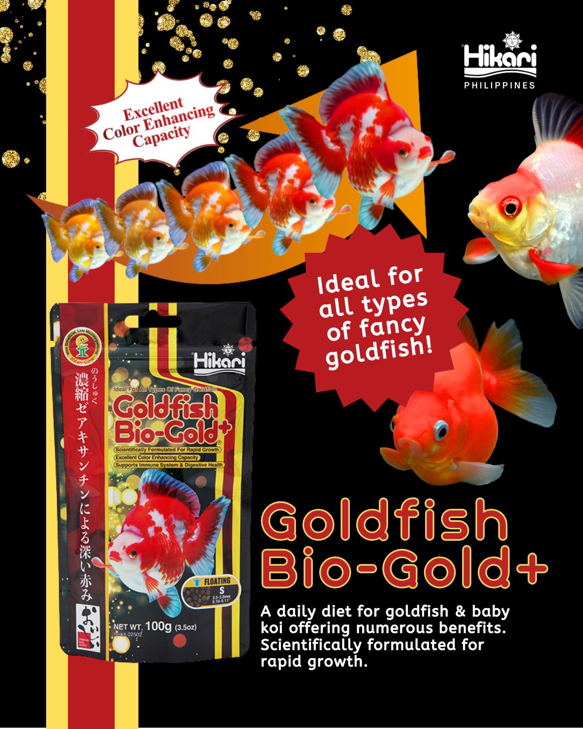 HIKARI GOLDFISH BIO GOLD+ FLOATING - 300G (S SIZE) | Shopee Malaysia