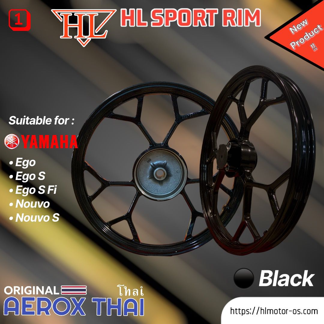 Aerox Thai Sport Rim EGO,EGO S, EGO SI,EGO S FI, NOUVO, NOUVO S ...